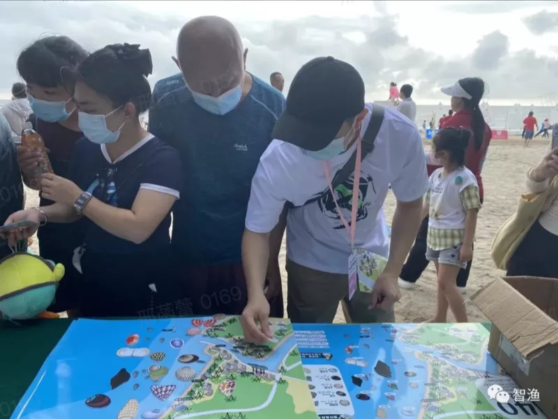 潭门贝壳科普互动游戏亮相赶海节